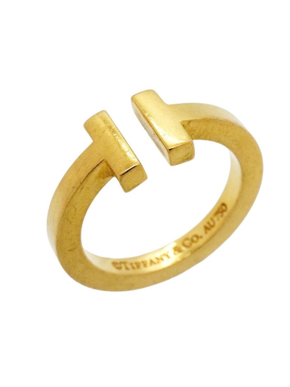 Tiffany & Co Ring T Square 18k Yellow Gold